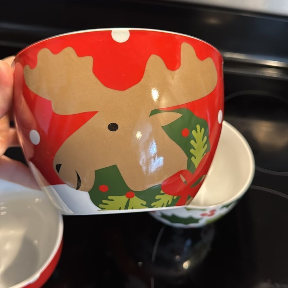 Crate&Barrel Ceramic Nesting Bowls - Picture 5 of 8